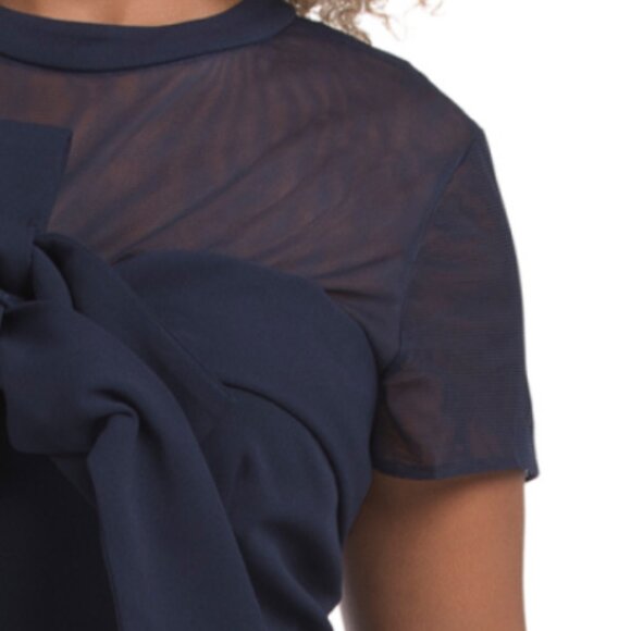 JS COLLECTIONS Short Sleeve Illusion Jumpsuit - Picture 2 of 3